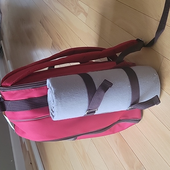 Red Envelope Picnic Backpack - Picture 3 of 12